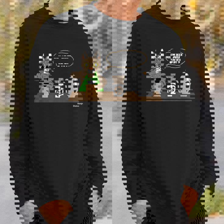 コーヒーいかが？ 猫 コーヒー スウェットシャツ 彼への贈り物