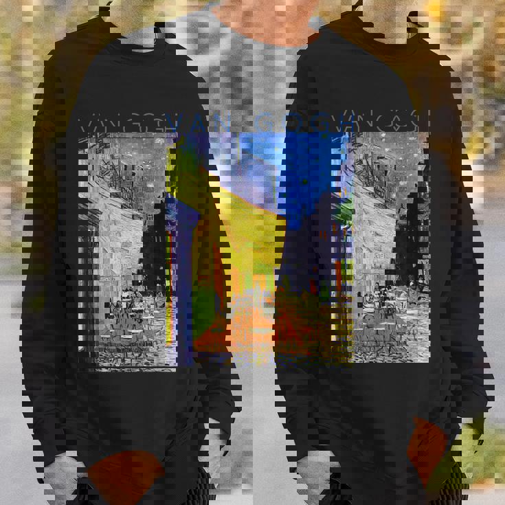 ゴッホ 夜のカフェテラス スウェットシャツ 彼への贈り物