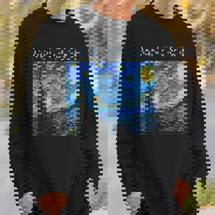 ゴッホ 面白いtシャツ おもしろ アート 星月夜 印象派 絵画 メンズ レディース 面白い 服 美術 ネタ スウェットシャツ 彼への贈り物