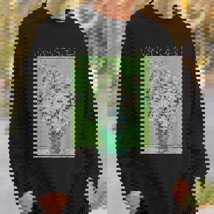 ゴッホローズアートスプリング スウェットシャツ 彼への贈り物