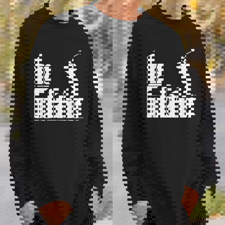 ゴルファザーの面白いゴルフの父神父お父さんゴルファー スウェットシャツ 彼への贈り物