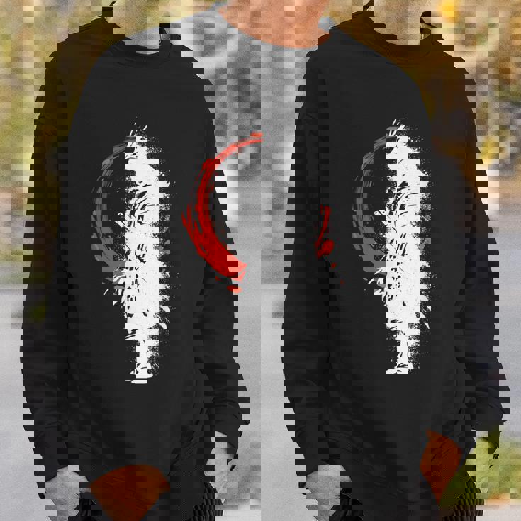 ゴーストサムライ 戦国武将 刀 アニメ マンガ 恋人 スウェットシャツ 彼への贈り物