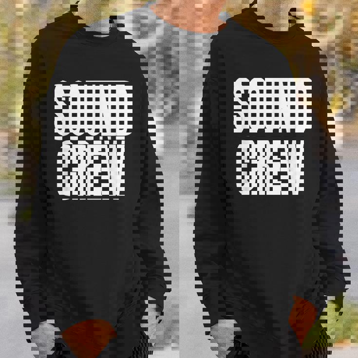 サウンドクルーtシャツ コンサートイベントスタッフ ブラックtシャツ スウェットシャツ 彼への贈り物