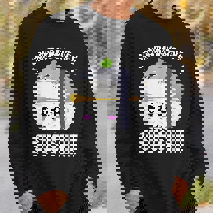 サカバンバスピス寿司 魚ミーム 和食 スウェットシャツ 彼への贈り物