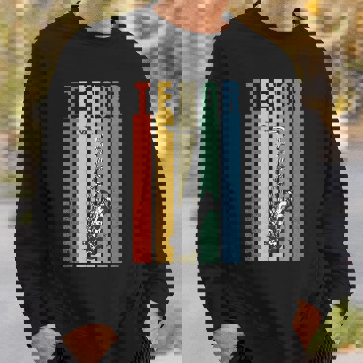 サックス テナーサックス レトロ スウェットシャツ 彼への贈り物