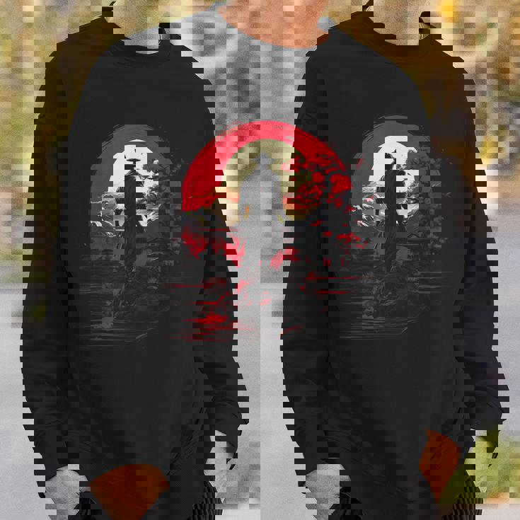 サムライ・カタナ 名誉 武道 日本語 スウェットシャツ 彼への贈り物