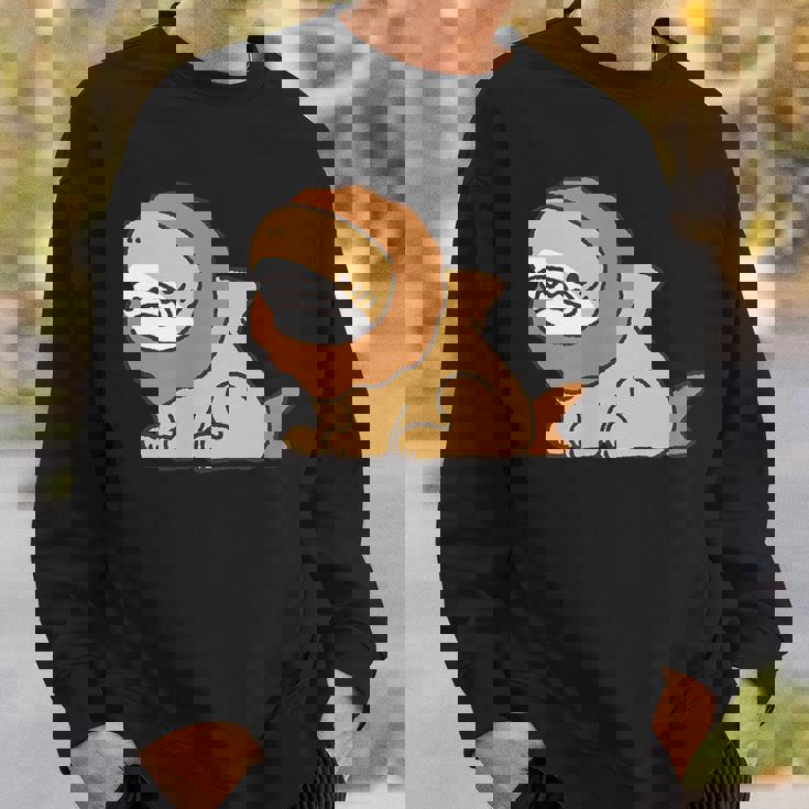 サメライオン さめ 鮫 シャーク 変な スウェットシャツ 彼への贈り物