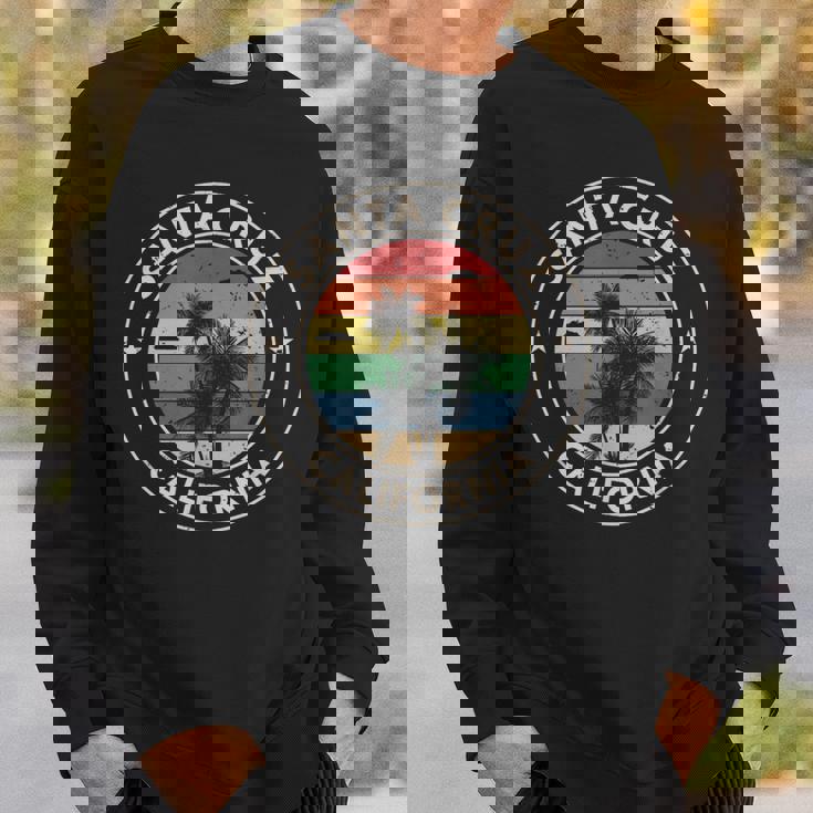 サンタクルーズ カリフォルニア レトロ ヴィンテージ サンセット スウェットシャツ 彼への贈り物