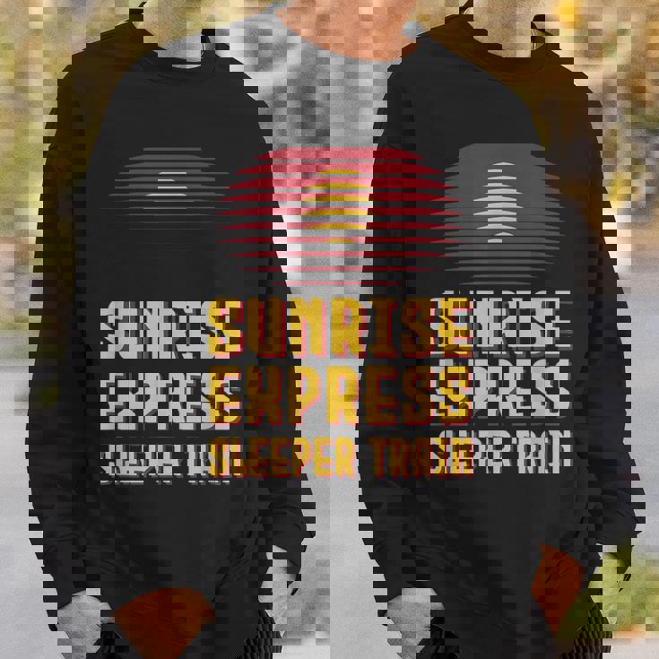 サンライズ特急電車 日本 東京 岡山 出雲 高松 スウェットシャツ 彼への贈り物