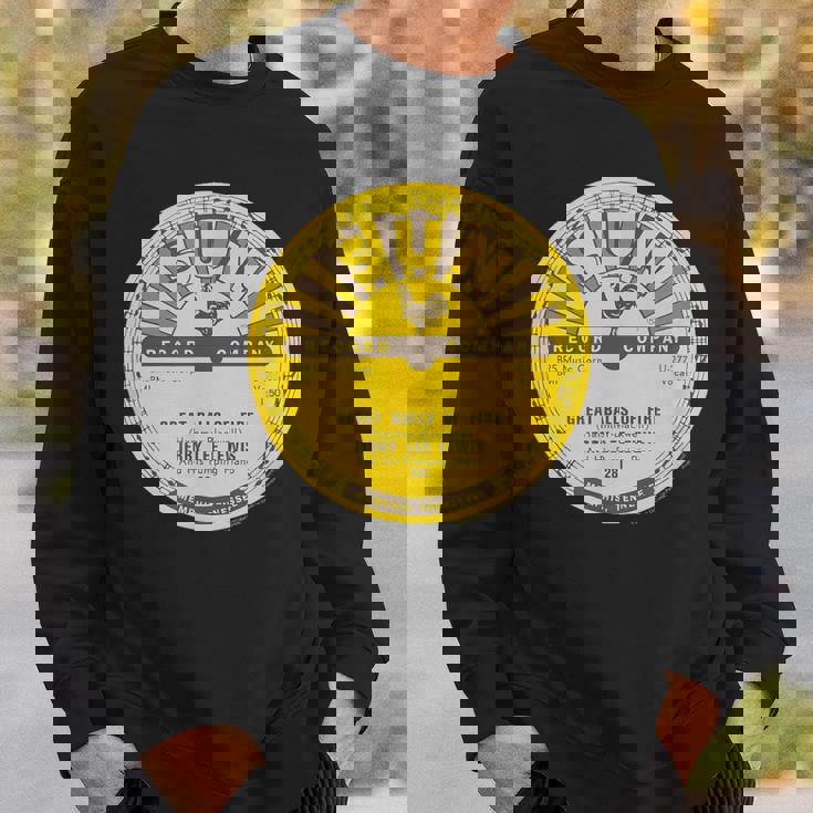 サン・レコードビニール・ジェリー・リー・ルイスグレート・ボールズ・オブ・ファイア スウェットシャツ 彼への贈り物