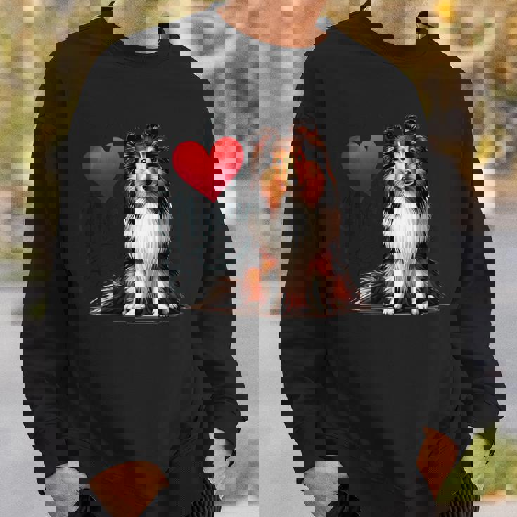 シェルティ・ドッグ・ママ、シェットランド・シープドッグ・ママ スウェットシャツ 彼への贈り物