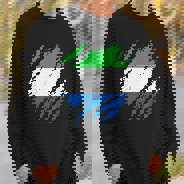 シエラレオネの国旗シエラレオネ スウェットシャツ 彼への贈り物