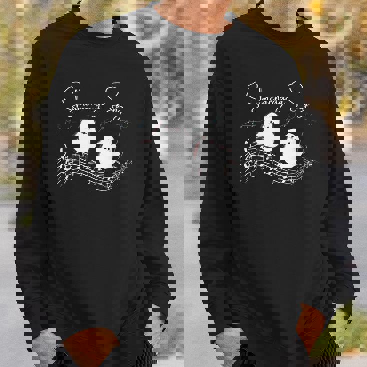 シマエナガの歌声 スウェットシャツ 彼への贈り物