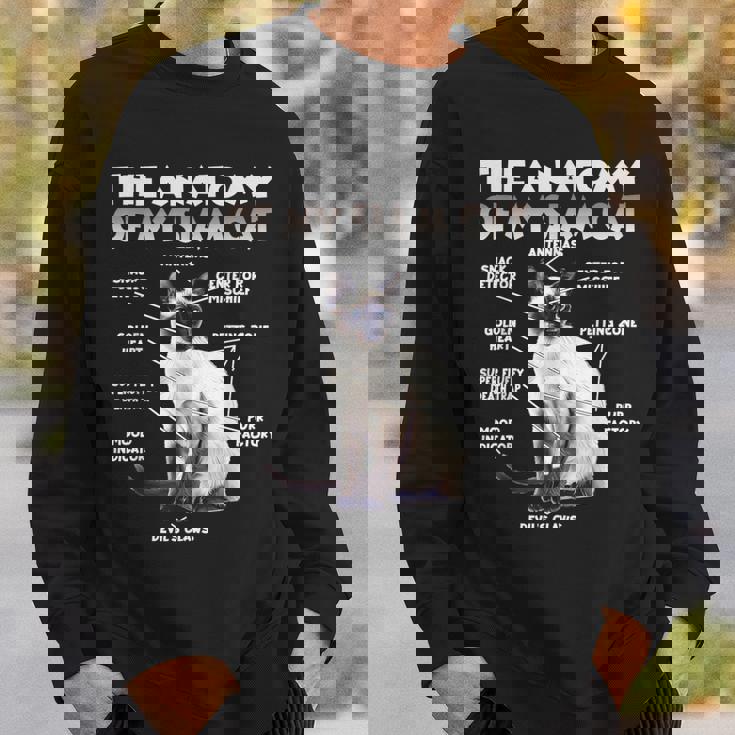 シャム猫スウェットシャツ 彼への贈り物