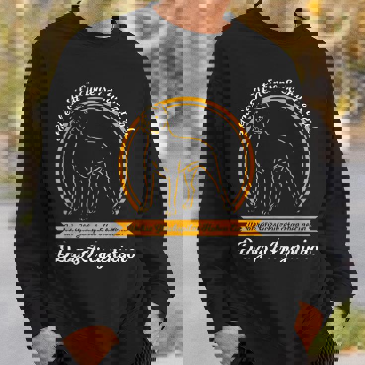 シュッツェンゲル・ドゴ・アルヘンティーノ・ドゴ・アルヘンティーノ・フンド スウェットシャツ 彼への贈り物