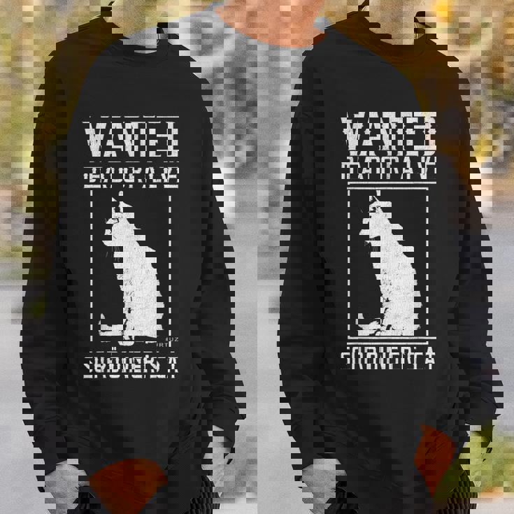 シュレディンガーの猫 指名手配の猫 死んで生きている 物理学 物理学者 スウェットシャツ 彼への贈り物