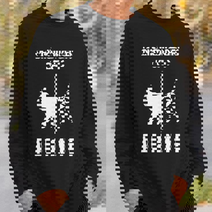 シュレディンガーの猫-死んで生きている-物理オタク スウェットシャツ 彼への贈り物