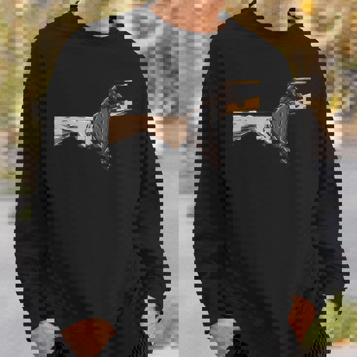 ショベルカー バケット 拳 バンプダッド ジョーク 面白い相棒 人生用 スウェットシャツ 彼への贈り物