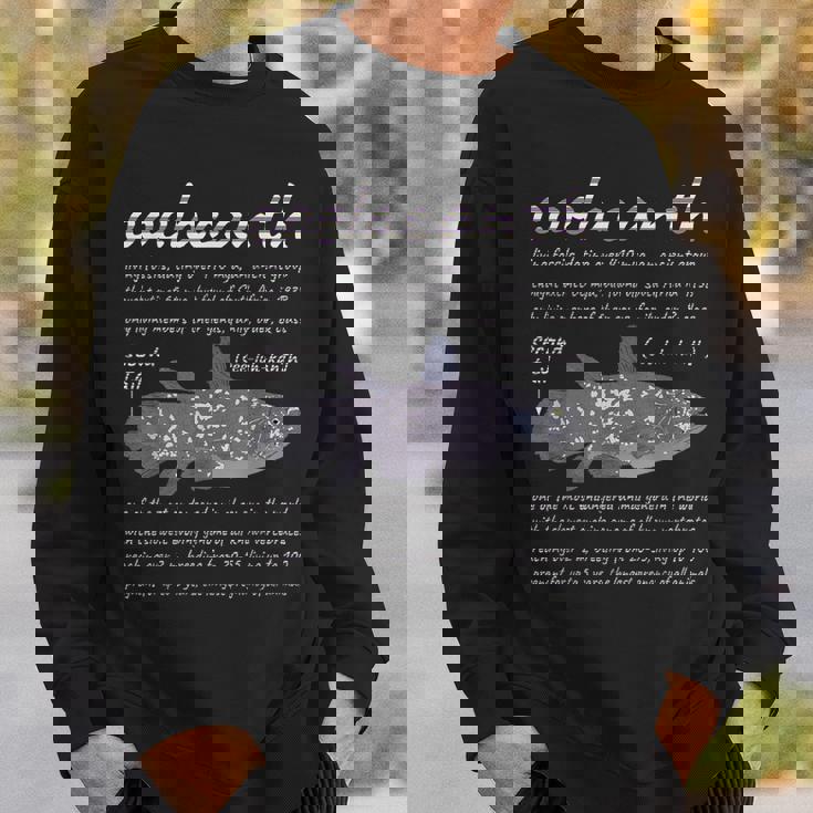 シーラカンス。 スウェットシャツ 彼への贈り物