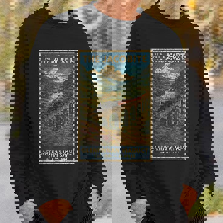 ジャコバイト蒸気レールトレイン スウェットシャツ 彼への贈り物