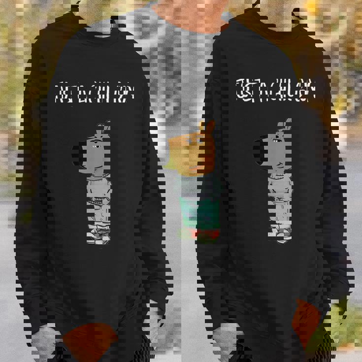 ジャスト・ア・チル・ガイ・ファニー・ミーム スウェットシャツ 彼への贈り物