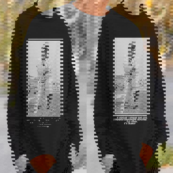 ジャッキーロビンソン_Baseball_034 スウェットシャツ 彼への贈り物