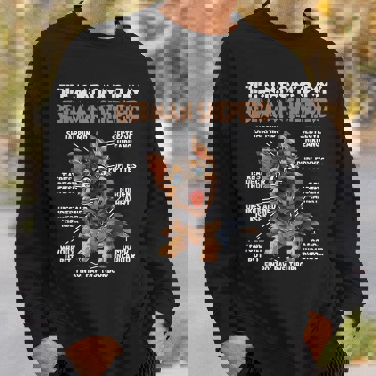 ジャーマン シェパードの犬の散歩犬愛好家のジャーマン シェパード スウェットシャツ 彼への贈り物