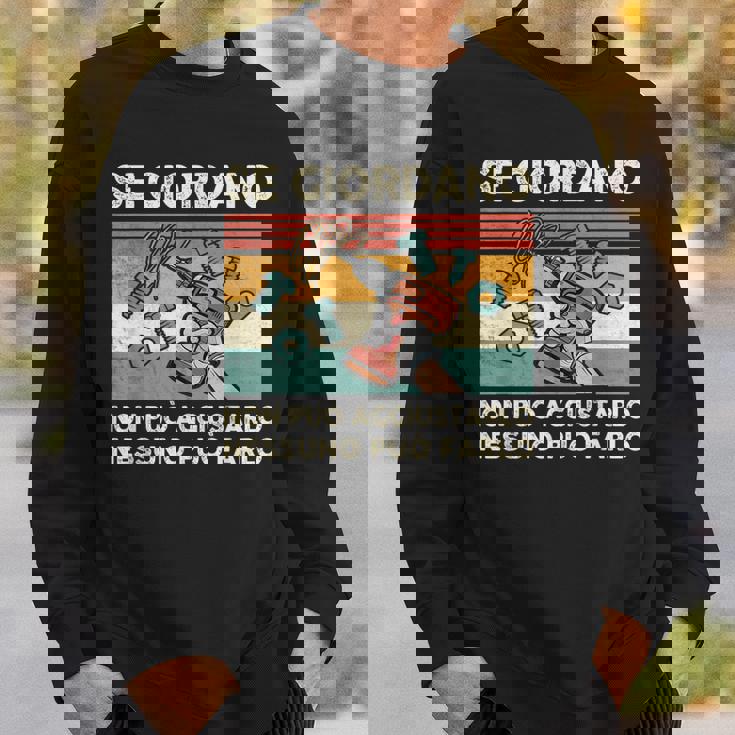 ジョルダーノが修正できない場合、誰もできないのです。 スウェットシャツ 彼への贈り物