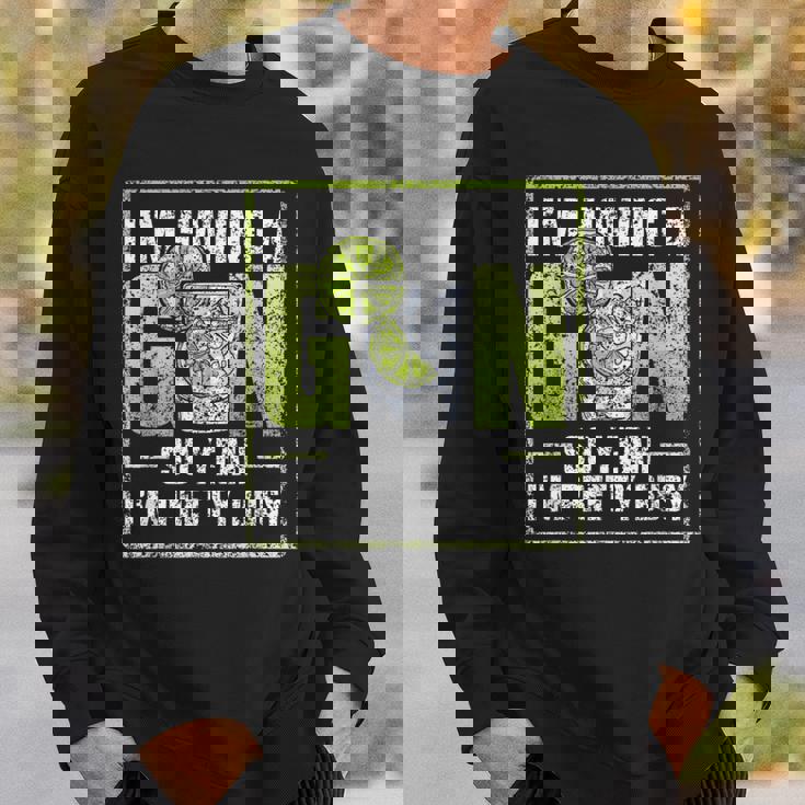 ジンを飲んでるんだ。 恋人 ドリンク ジンズ アルコール ジン スウェットシャツ 彼への贈り物