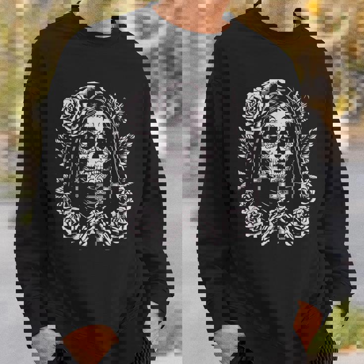 スカル サンタ ムエルテ 死神 スウェットシャツ 彼への贈り物