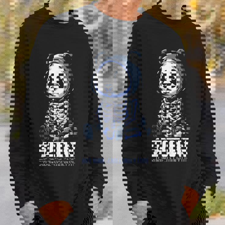 スケルトンパンダ 不気味なパンダベア スウェットシャツ 彼への贈り物