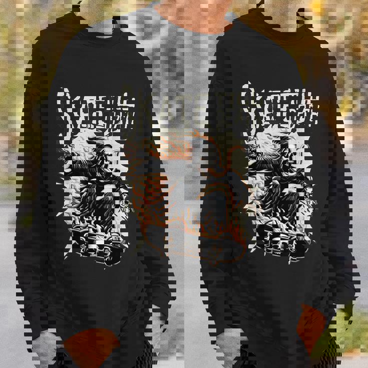 スケーター スケルトンデザイン スウェットシャツ 彼への贈り物