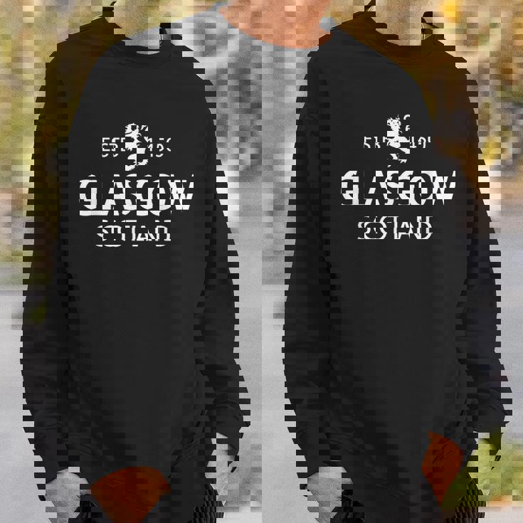 スコットランド歴史服 グラスウェジアン グラスゴー スコットランド スウェットシャツ 彼への贈り物