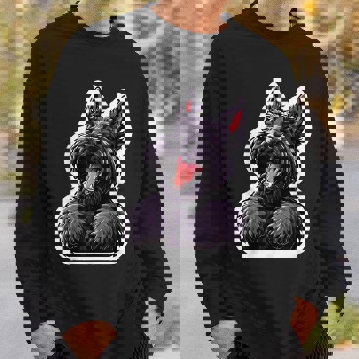 スコティッシュテリア 面白い スコティッシュテリア カワイイ 子犬 犬 スウェットシャツ 彼への贈り物