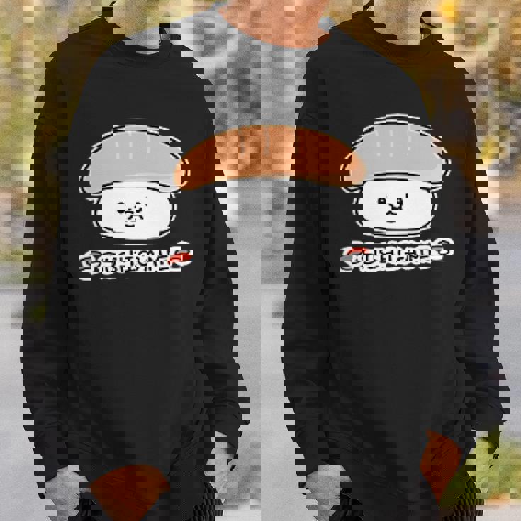 スシゲーム〜ヘイラッシャイ！！〜 サーモン Cぽむこ お寿司 かわいい キャラクター スウェットシャツ 彼への贈り物