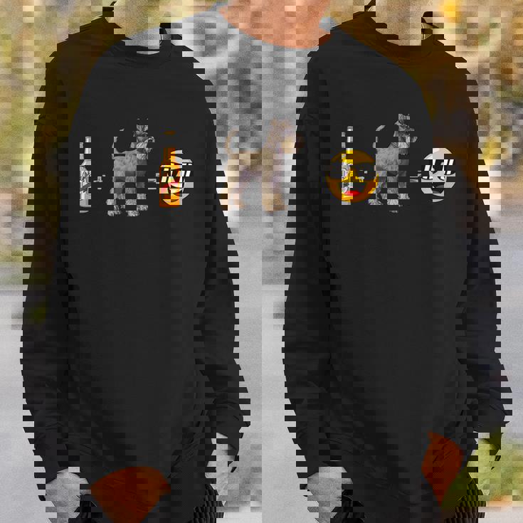 スタンダードシュナウザー ビールドッグダッドハッピーメンペットラバー スウェットシャツ 彼への贈り物