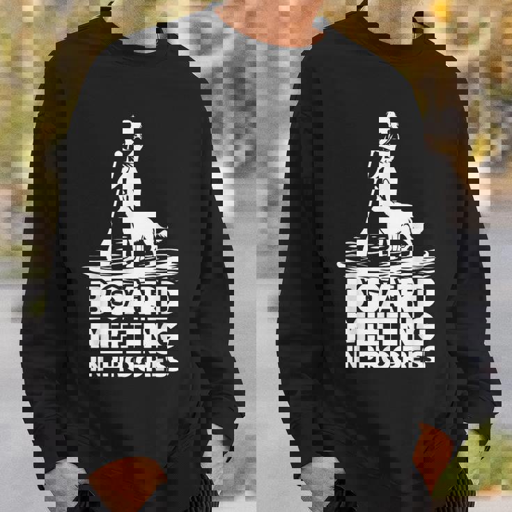 スタンドアップ パドリングボード ミーティングup 犬upボード パドリング スウェットシャツ 彼への贈り物