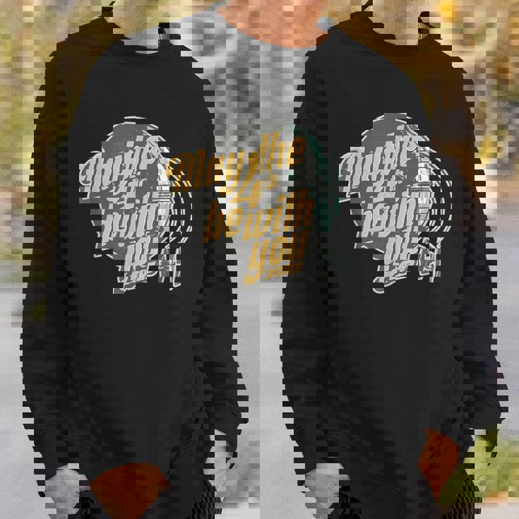 スター・ウォーズの日 May The 4Th Be With You 2025 デス・スター レトロ スウェットシャツ 彼への贈り物