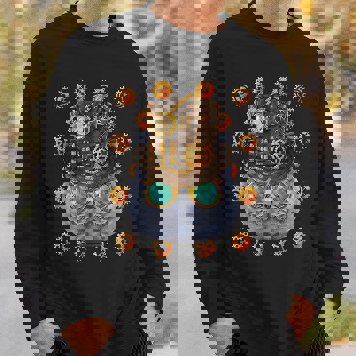 スチームパンク ブリティッシュショートヘア 中世 ビクトリア朝 スチームパワー スウェットシャツ 彼への贈り物