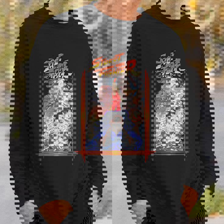 ストリートファイターポスターカバー 壮大なバトルロイヤル 象徴的なゲーマー スウェットシャツ 彼への贈り物