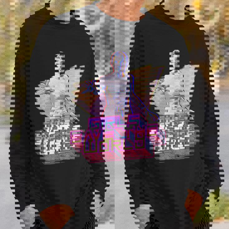 ストレンジャー・シングス イレブン シンセウェーブ ガールズ セーブ ワールド レトロ 80年代 スウェットシャツ 彼への贈り物