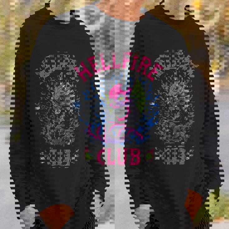 ストレンジャー・シングス ヘルファイア クラブ スプラッシュ Dnd デーモン レトロ ホーキンス スウェットシャツ 彼への贈り物