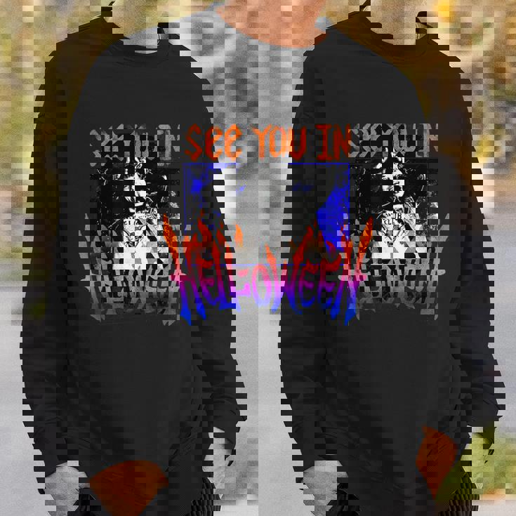 ストレンジャー・シングス ヘルファイア クラブ ハロウィン ロックンロール 楽しいパーティー スウェットシャツ 彼への贈り物