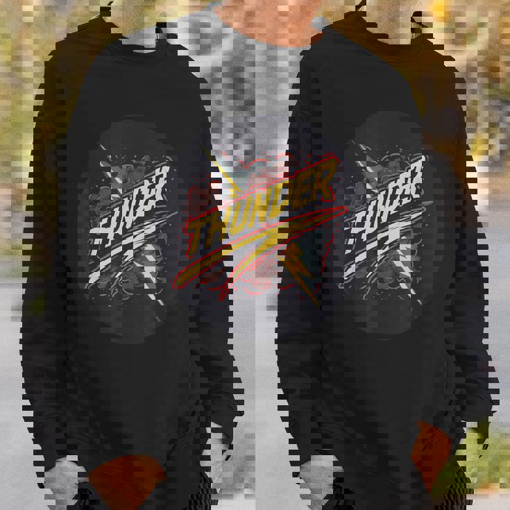 ストームファンのためのクールなサンダーステートメント衣装。 スウェットシャツ 彼への贈り物