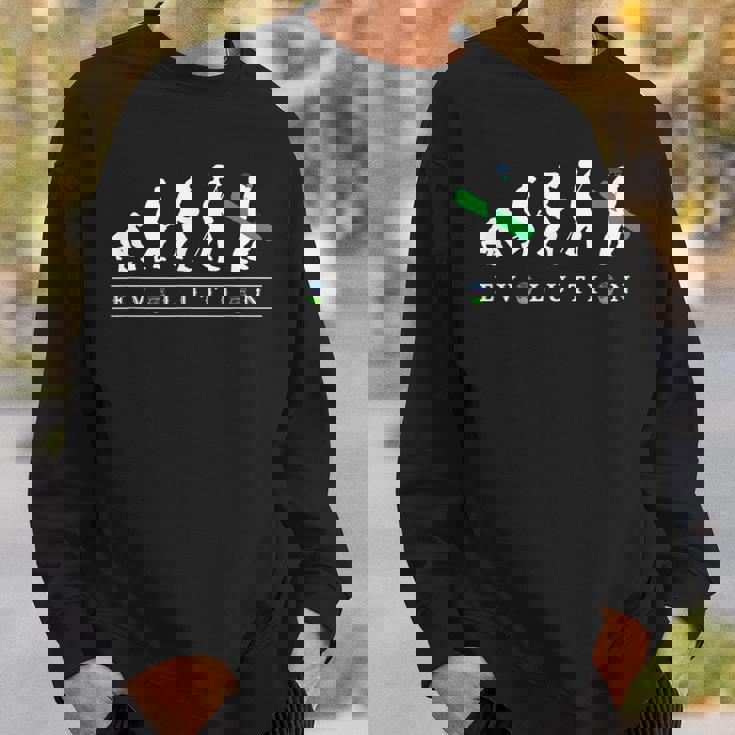 おもしろ スノボ 人類の進化 かっこいい シルエット スノーボード ネタ デザイン 記念品 スノボ選手 スウェットシャツ 彼への贈り物