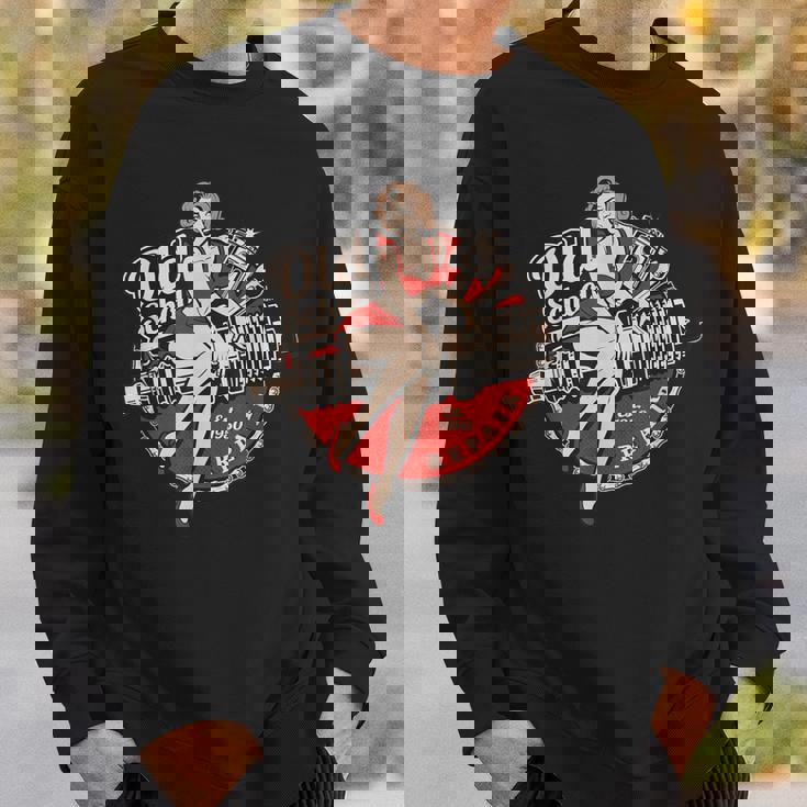 スパークプラグ ピンナップ メカニック スウェットシャツ 彼への贈り物