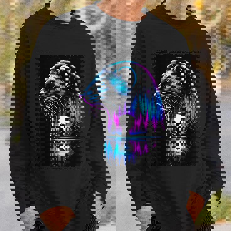 スピリット アニマル イタチ メンズ レディース キッズ クリスマス スウェットシャツ 彼への贈り物