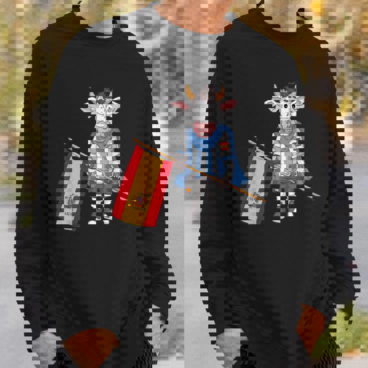 スペイン牛のファン スウェットシャツ 彼への贈り物