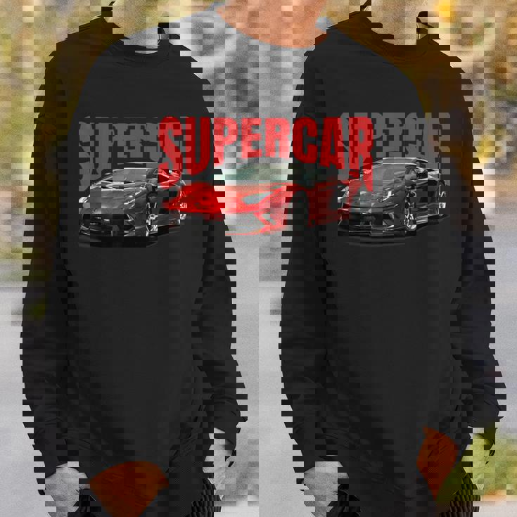 スポーツカーファンのいたるところに完璧なスーtシャツ スウェットシャツ 彼への贈り物
