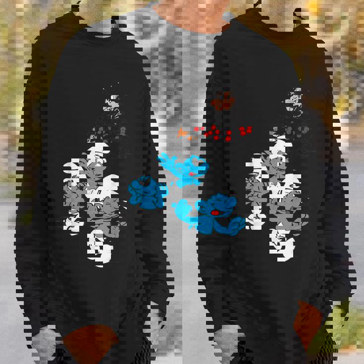 スマーフグループ スマーフ ガーガメル 魅惑のブルーフレンズのファン スウェットシャツ 彼への贈り物